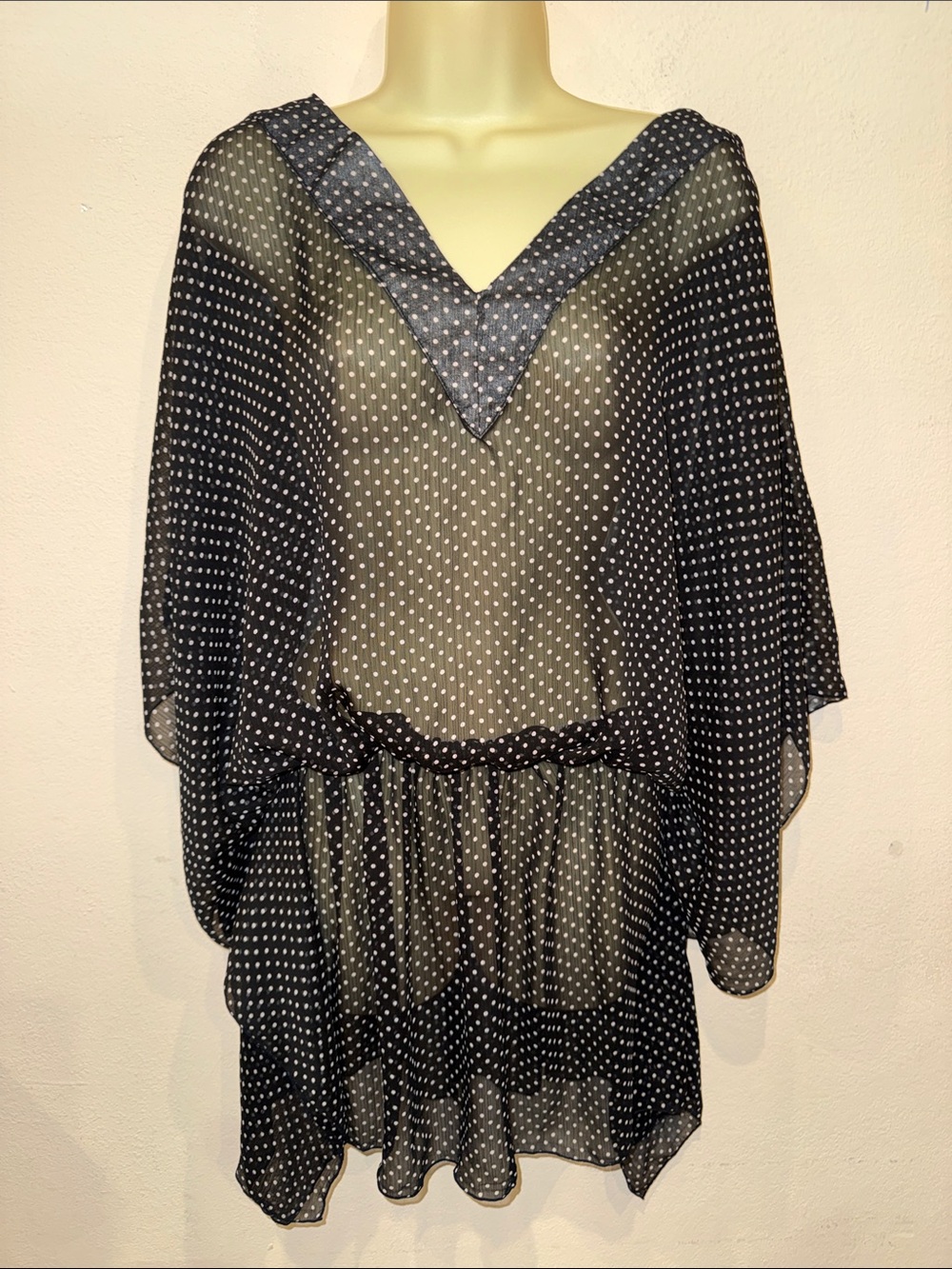 NWT Jones New York swimsuit bikini cover up tunic size L